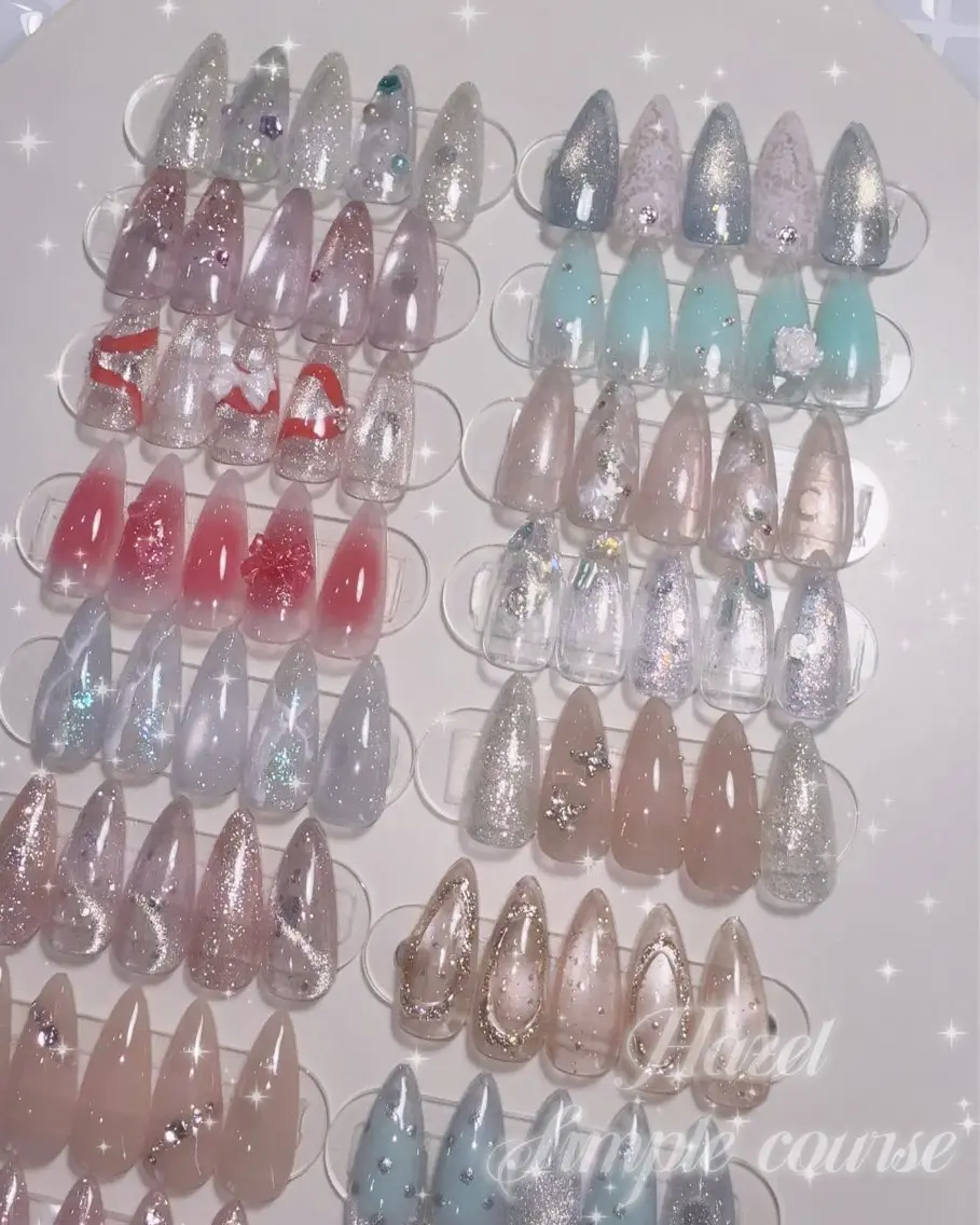 夏キャンペーン🐚【チップ長さ出し+シンプル定額コース】✨️店内サンプルから選択の写真