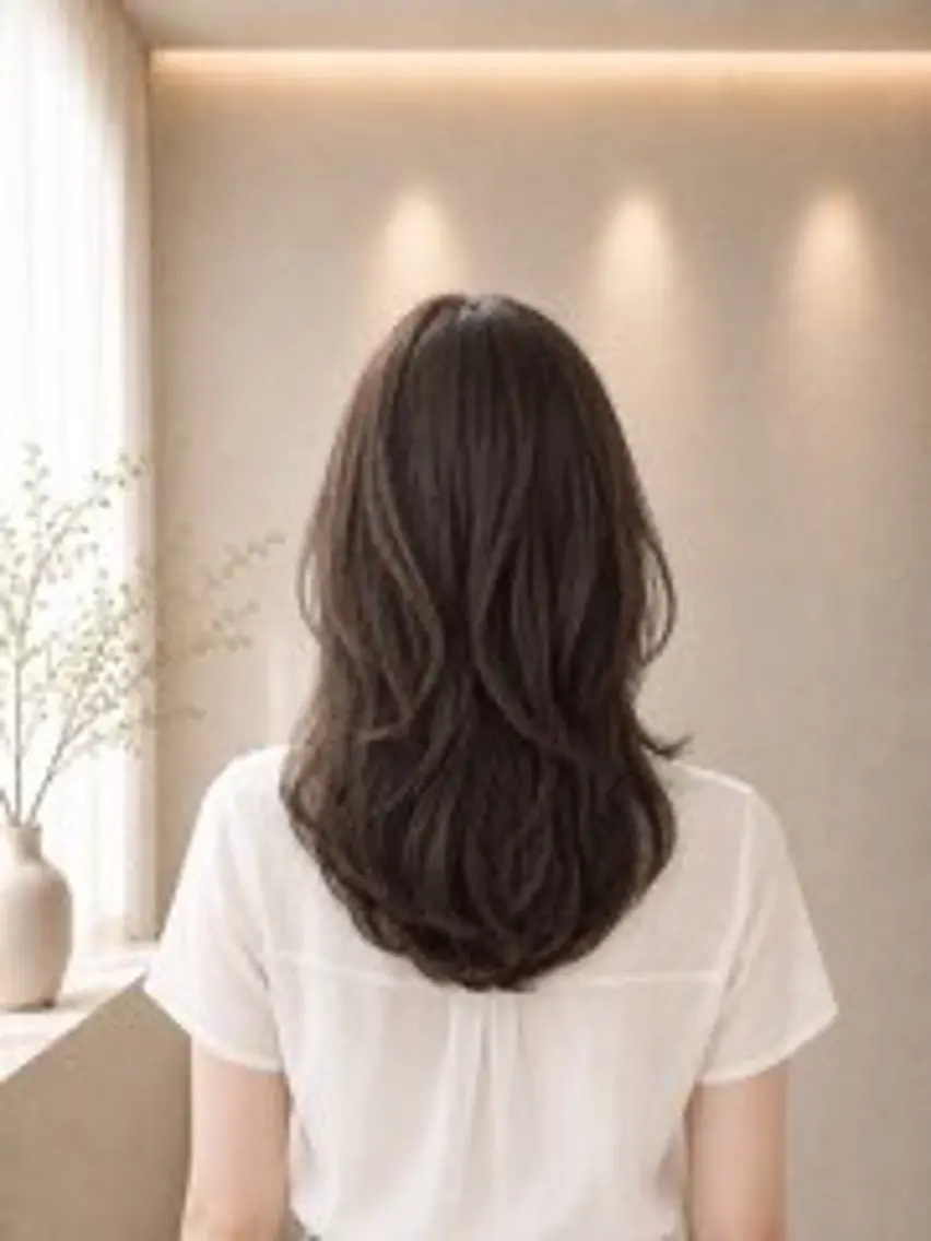 ロング カラー ヘアアレンジ 髙原 えりかのヘアスタイル
