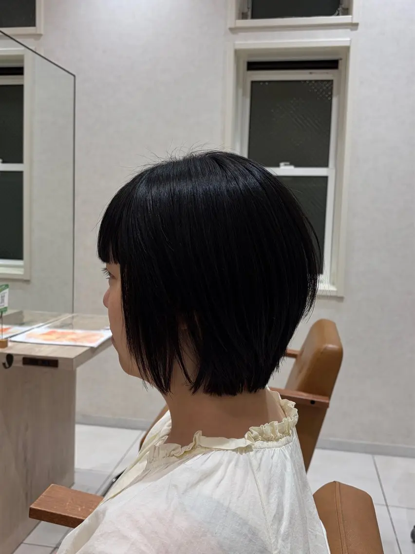 ショート ショートボブ ボブ ショートヘア ⭐️うる艶カラー 募集　まゆ⭐️のヘアスタイル
