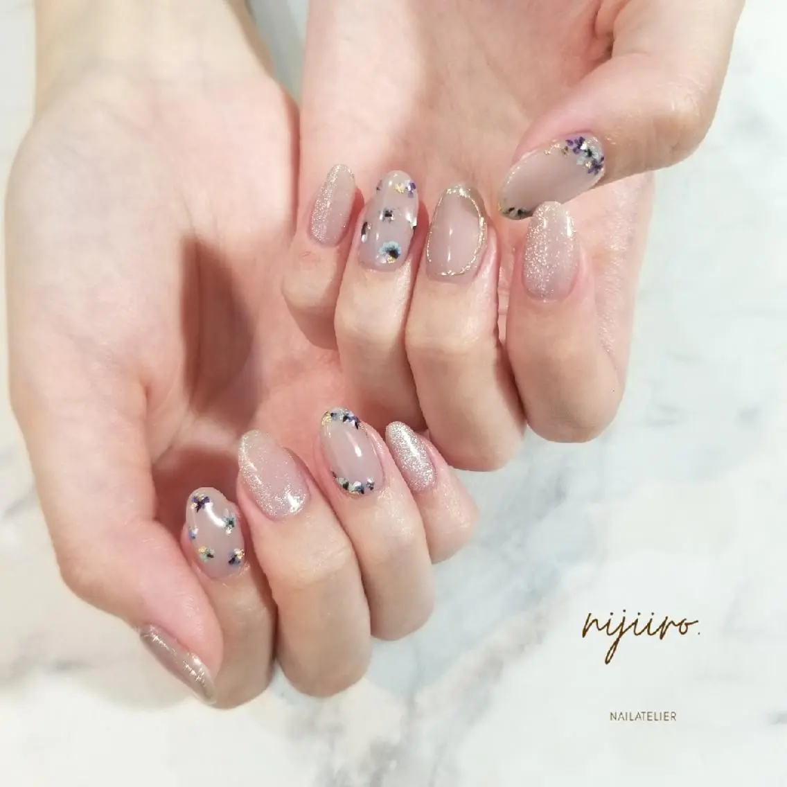 ネイル ハンドネイル nijiiro🌈 サトウのネイルデザイン