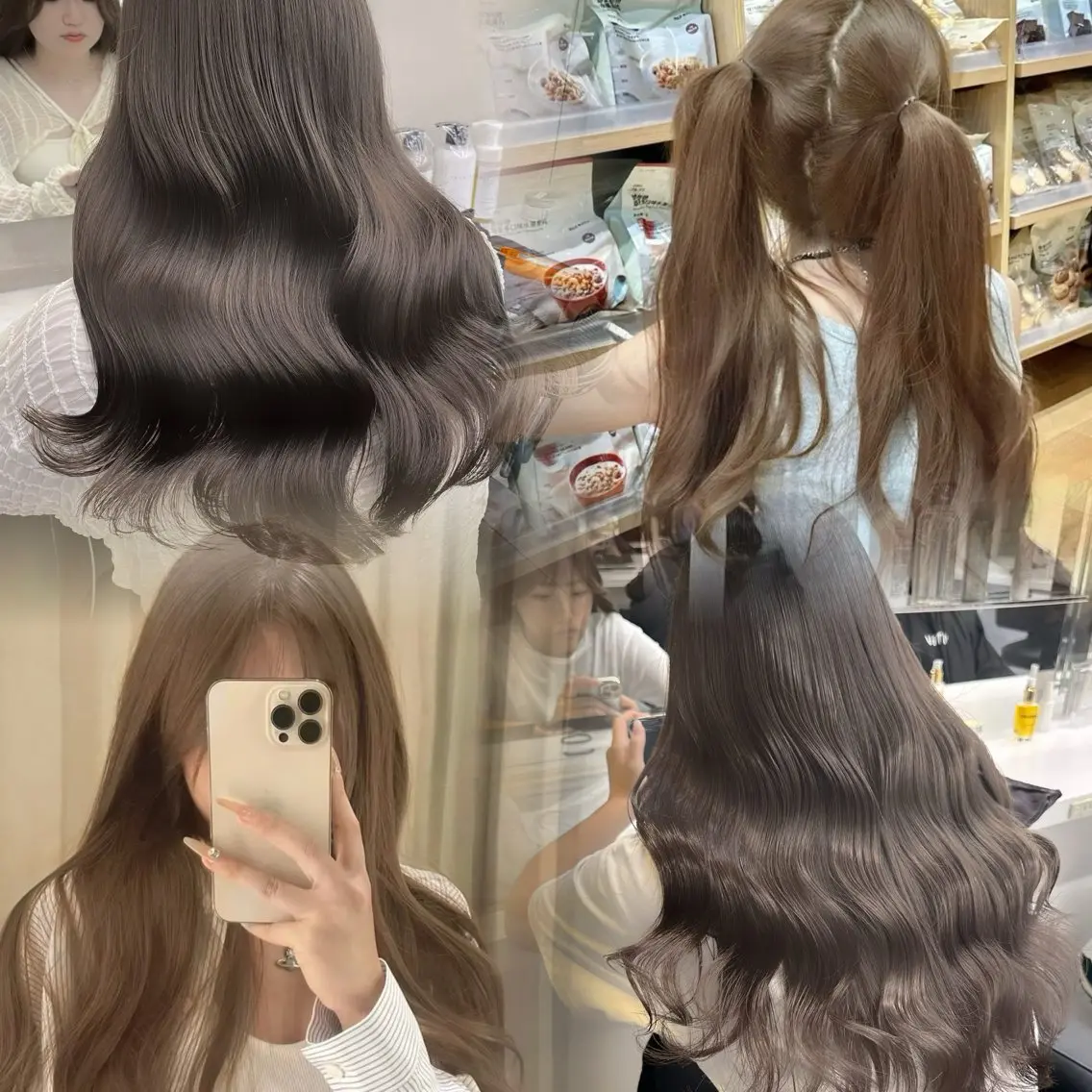 【🍓5月限定🍓】艶×透明感ワンカラー🎀色落ちまで可愛い💗《ブリーチなしで柔らか発色◎》の写真