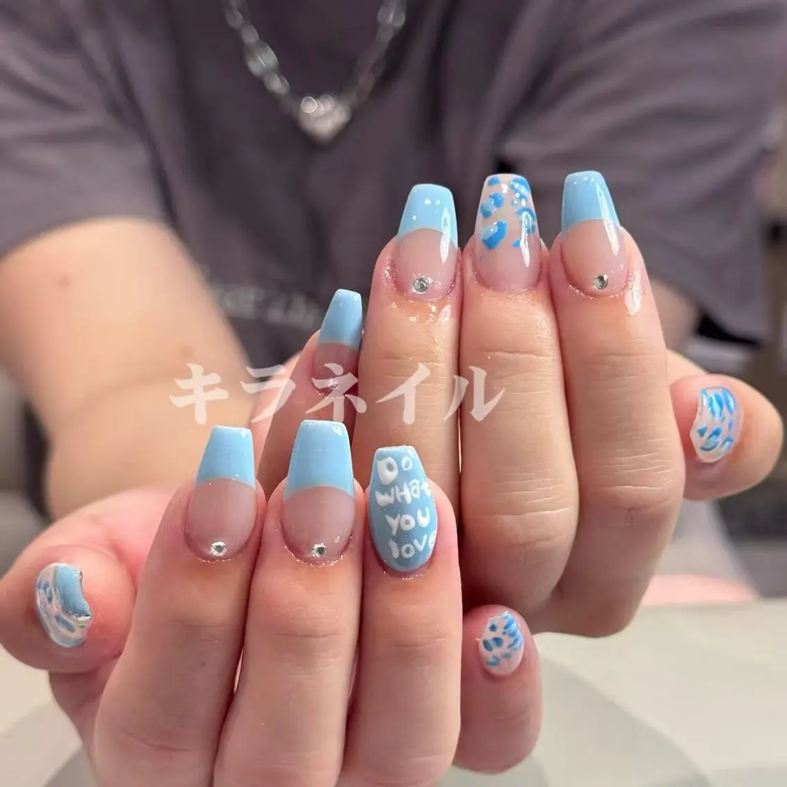 ネイル 🎀kira 長さだし💗モチ最高のネイルデザイン