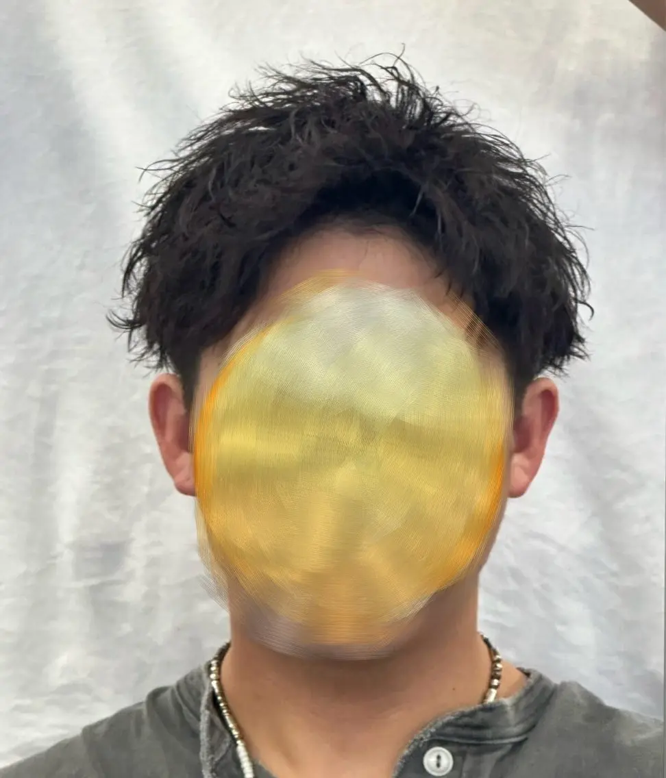 パーマ メンズ アップバング カット パーマ 巻けないけど美髪 作れます丸山智久のヘアスタイル