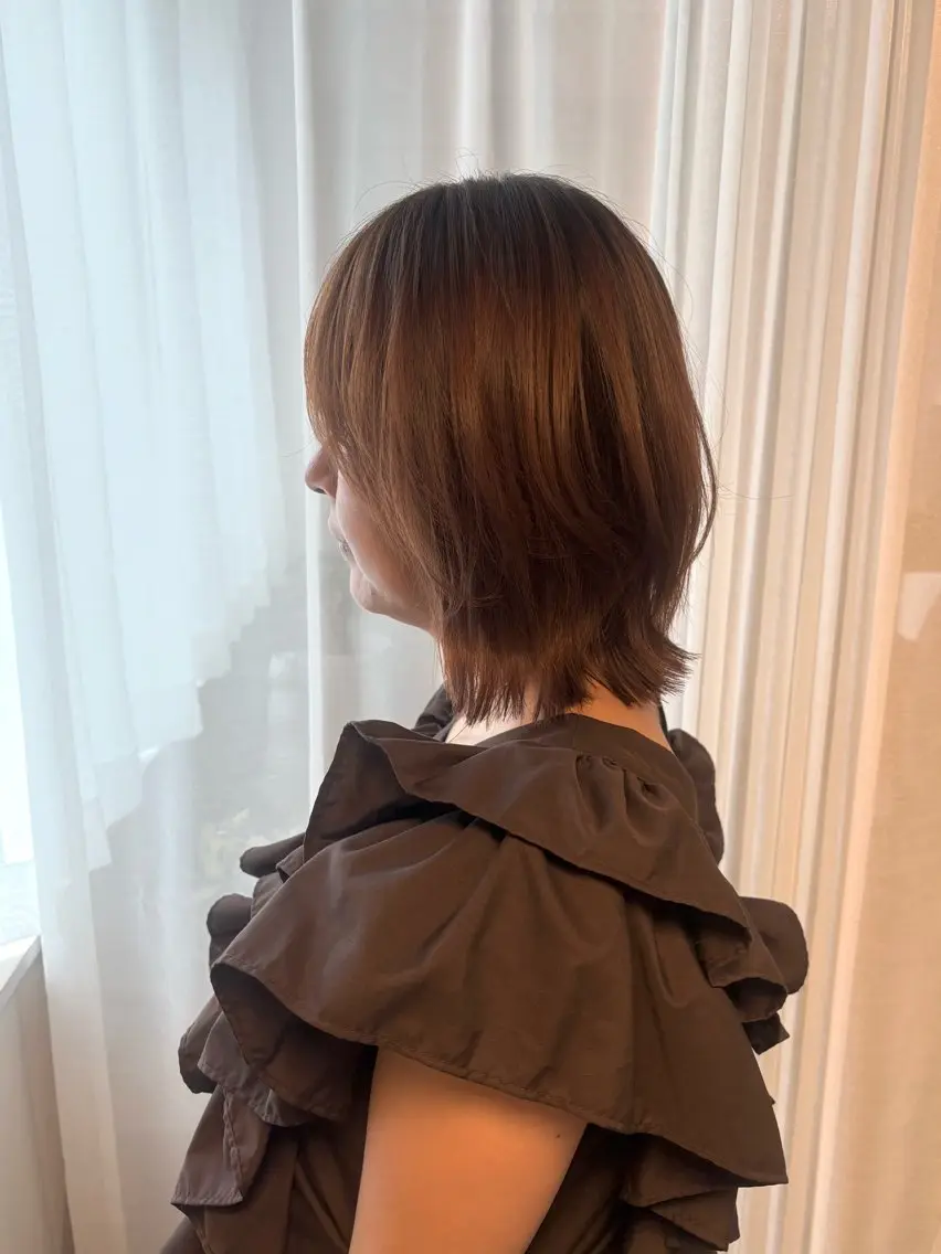 ミディアム 山神 あんじのヘアスタイル
