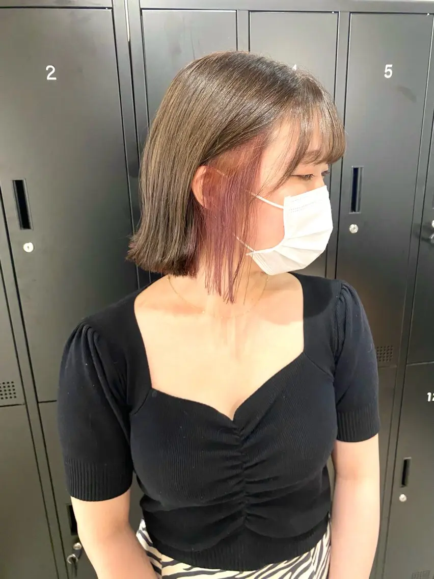 ショート カラー 絹髪質感TR💫 レイヤーカット/熊澤のヘアスタイル