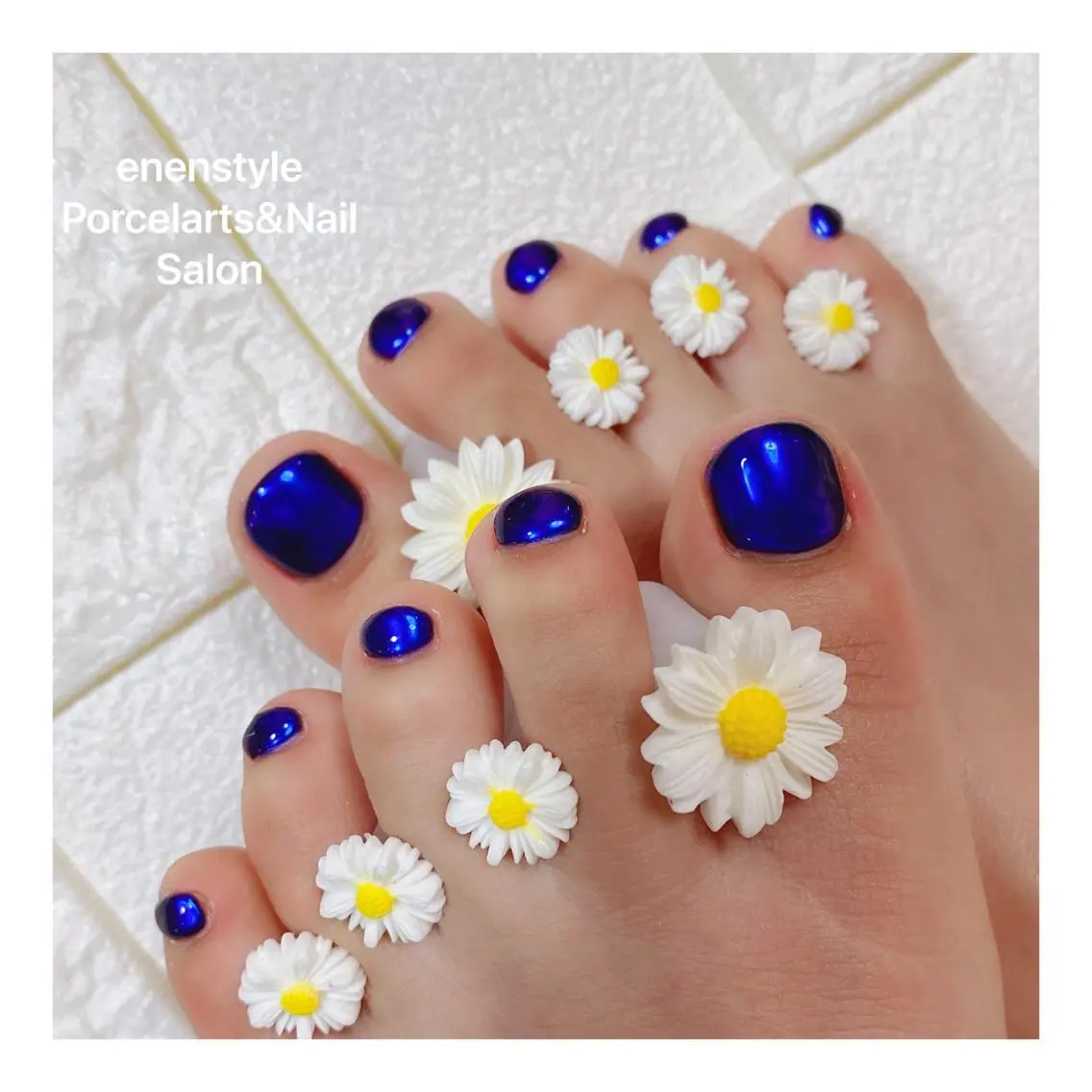 ショート ネイル ハンドネイル フットネイル 🐾enen style 🐾のネイルデザイン