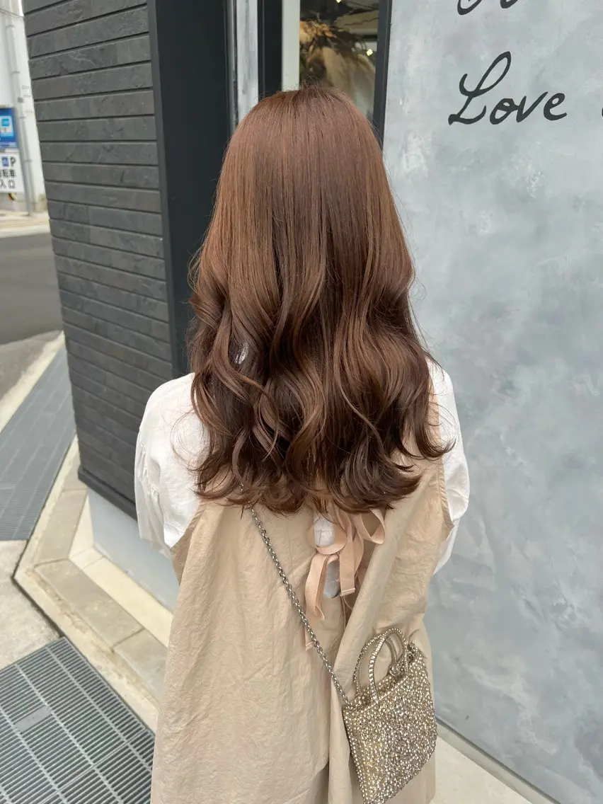 ロング カラー カット ヘアカラー トリートメント 黒阪 なみのヘアスタイル