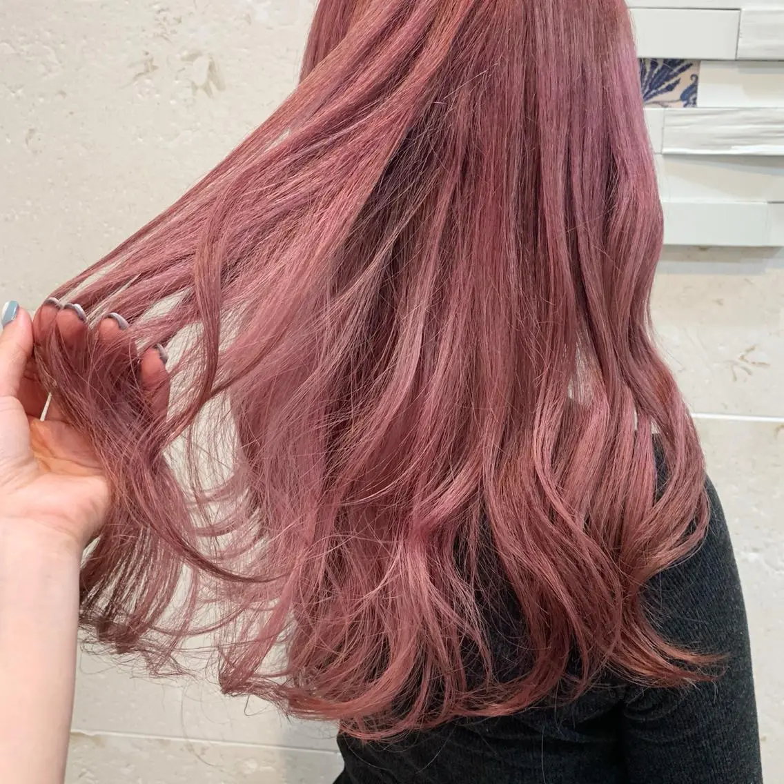 ロング カット ヘアカラー トリートメント 💘カラー人気No. 1💘SAYAのヘアスタイル
