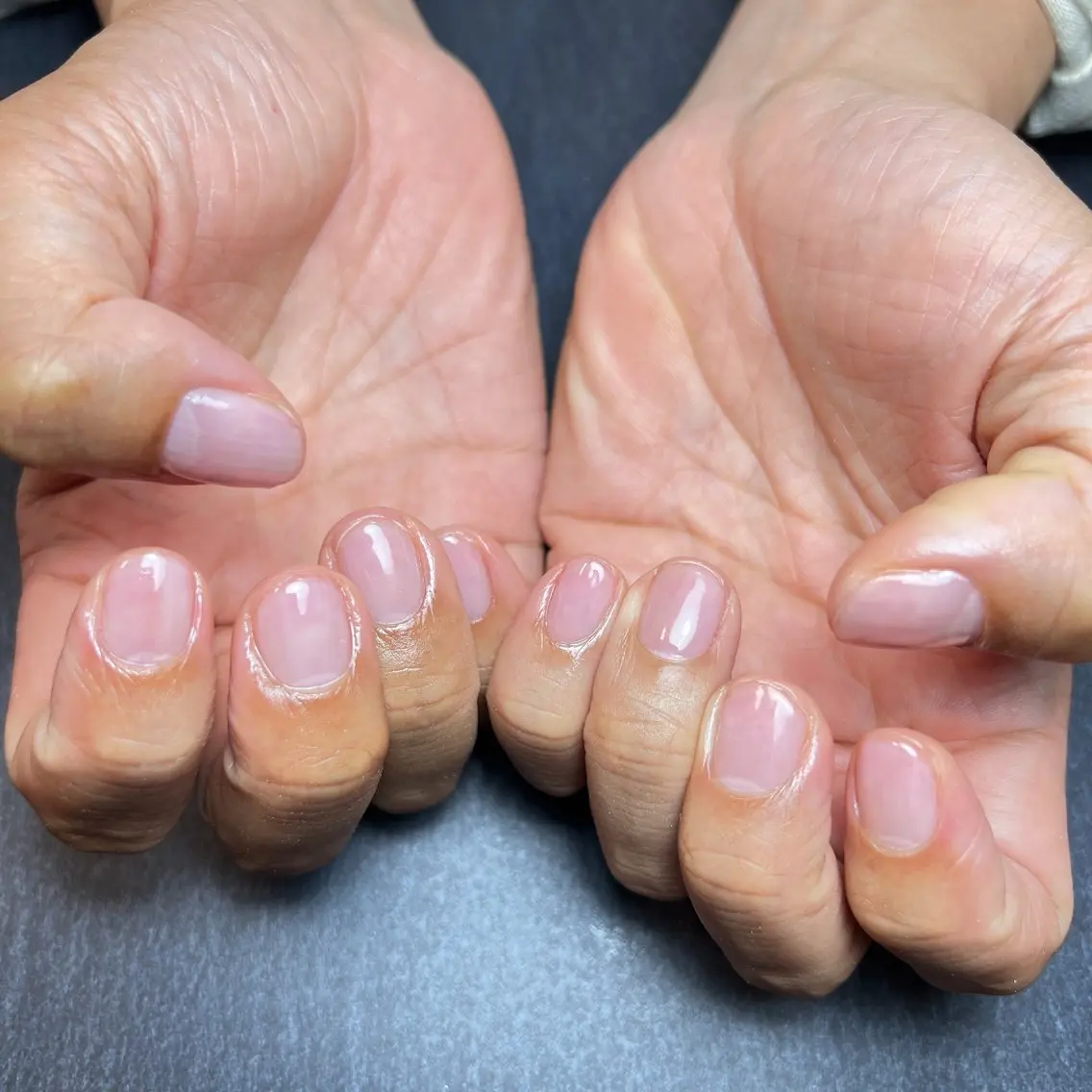 ネイル クリアネイル メンズネイル lifra Hinaのネイルデザイン