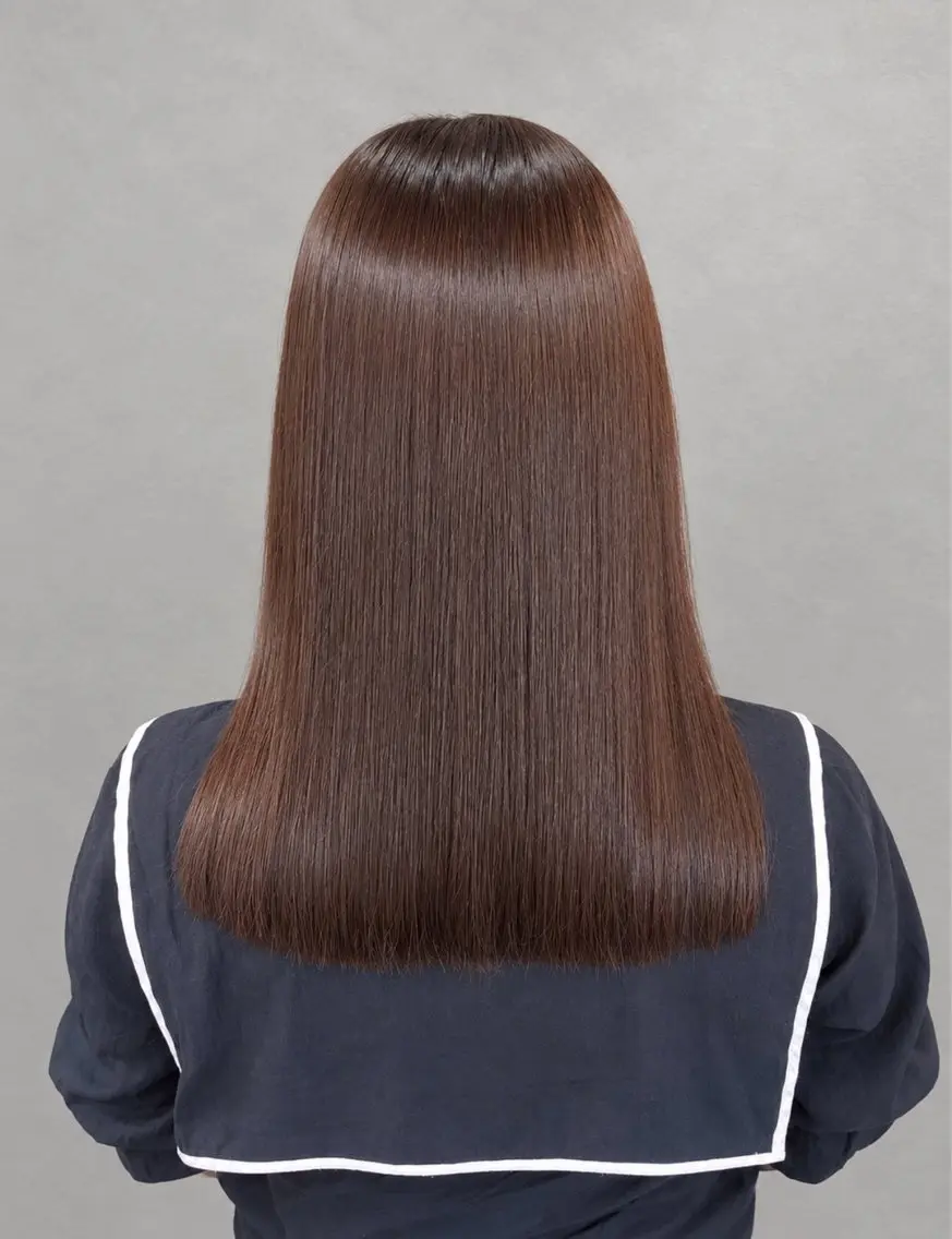 セミロング カラー ブラウンカラー ヘアカラー トリートメント 透明感カラー💎 アレンジ🩰Rimiのヘアスタイル