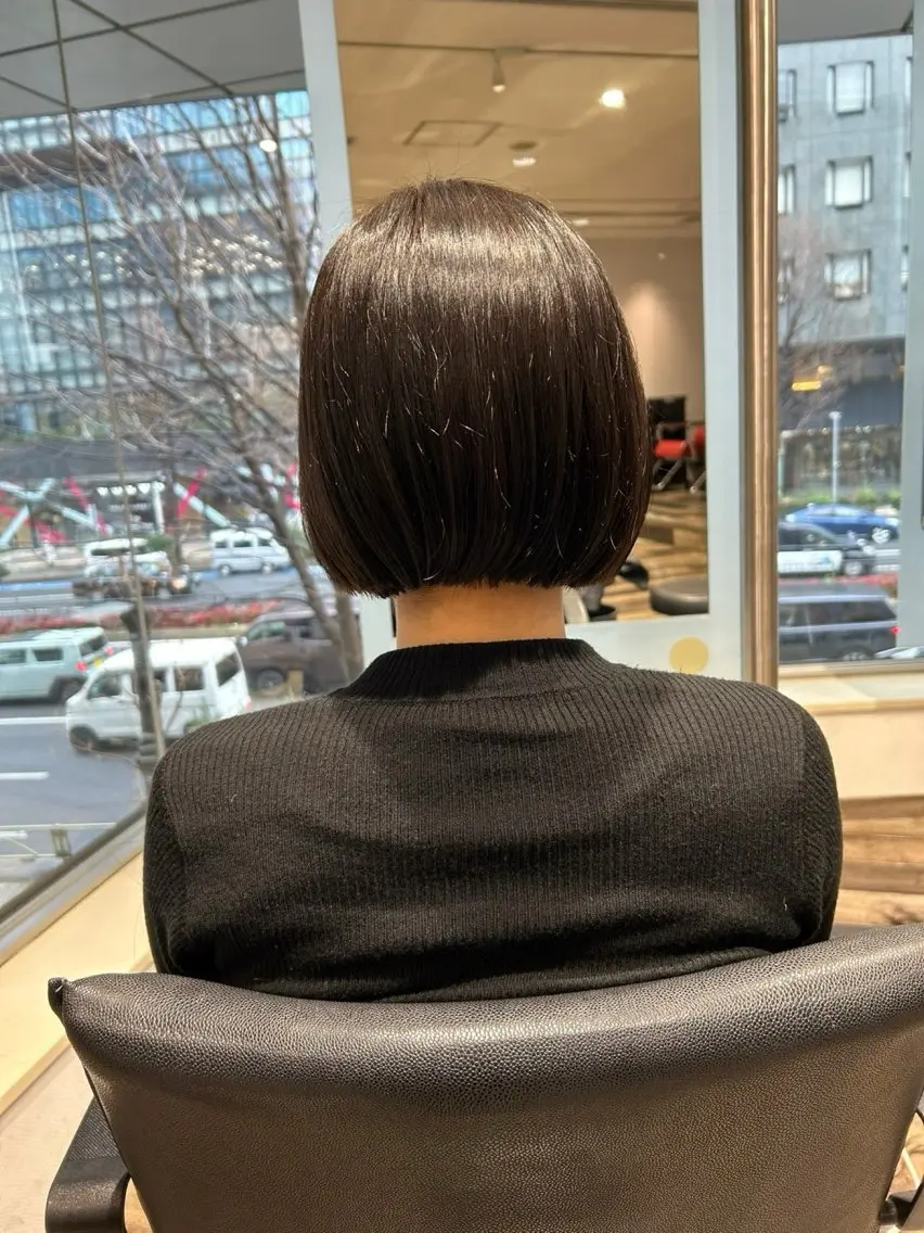 似合わせカット+ナノバブルシャンプーの写真