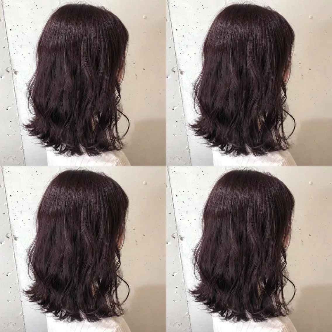 ミディアム カラー パーマ ヘアアレンジ ヘアカラー トリートメント ヘアセット 八巻 晴香のヘアスタイル