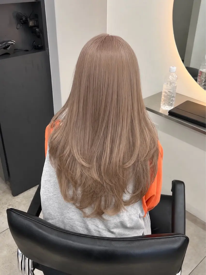 セミロング レイヤーカット トリートメント カット トリートメント RENOレイヤー/ベ ージュtoyokaのヘアスタイル