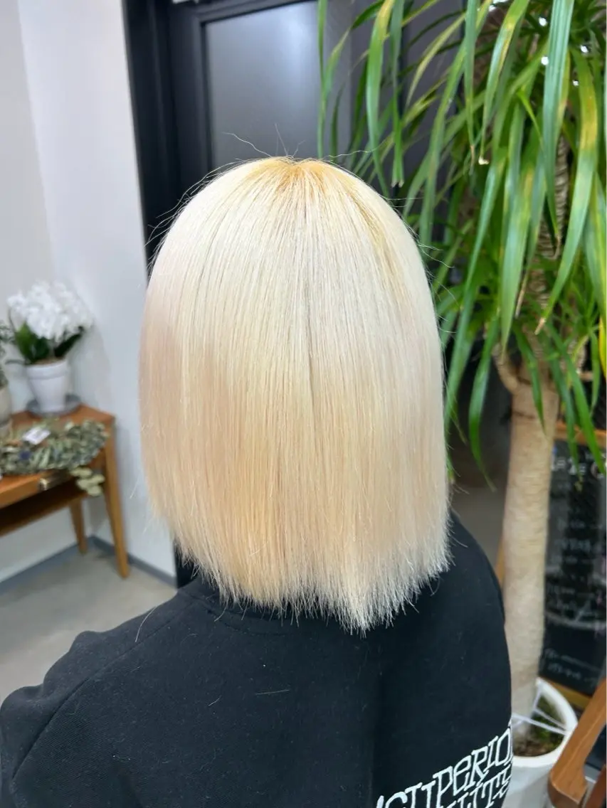 ミディアム カット ヘアカラー トリートメント hair bonitaのヘアスタイル