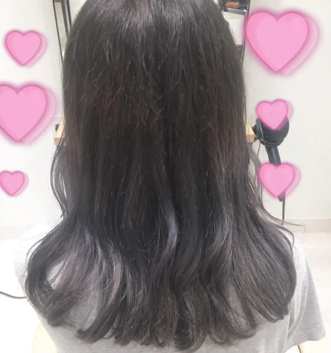 カラー バイオレットカラー 新宿駅近♡個室 ♡関口三都季🌜のヘアスタイル