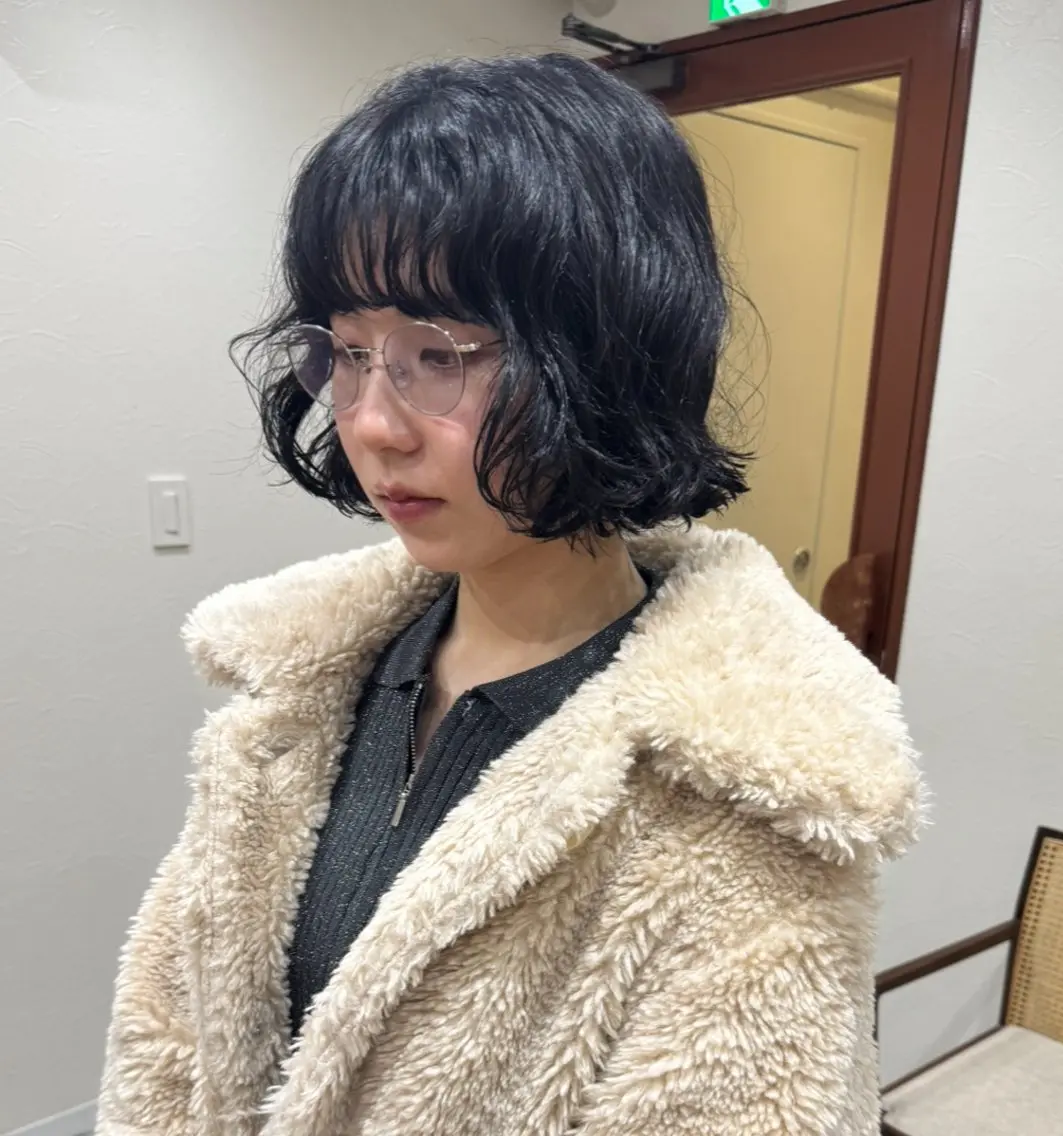 ショート パーマ 透明感カラー ☆akoのヘアスタイル