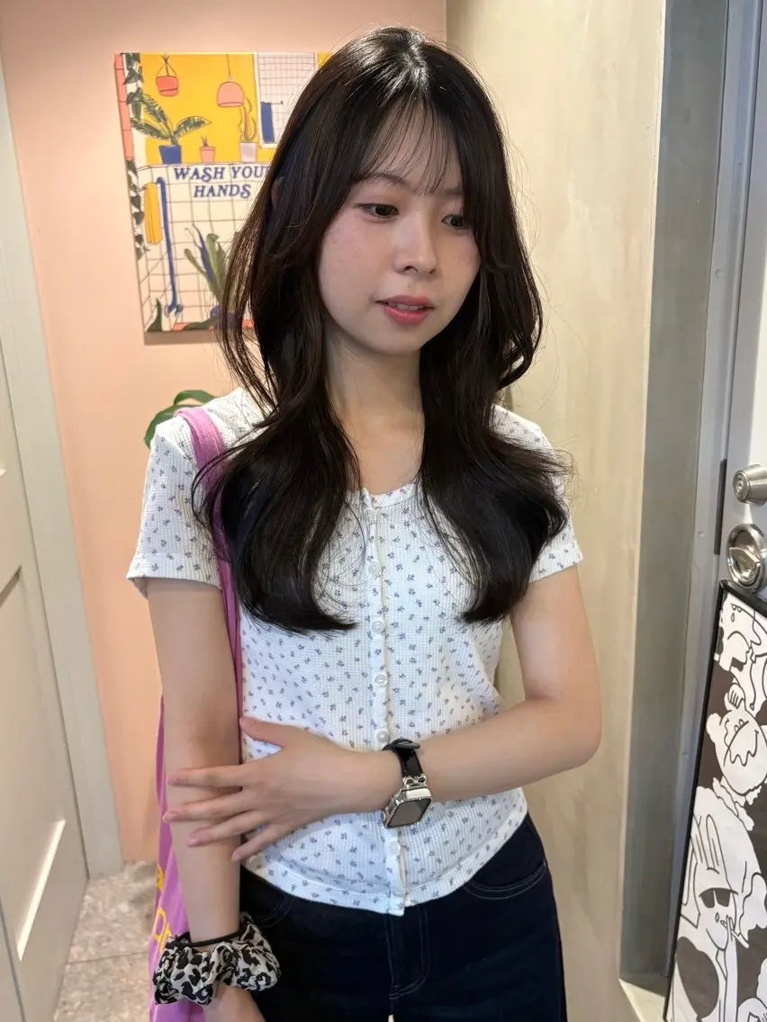 ロング 縮毛矯正 カット 縮毛矯正 umu.⌇ mihiroのヘアスタイル