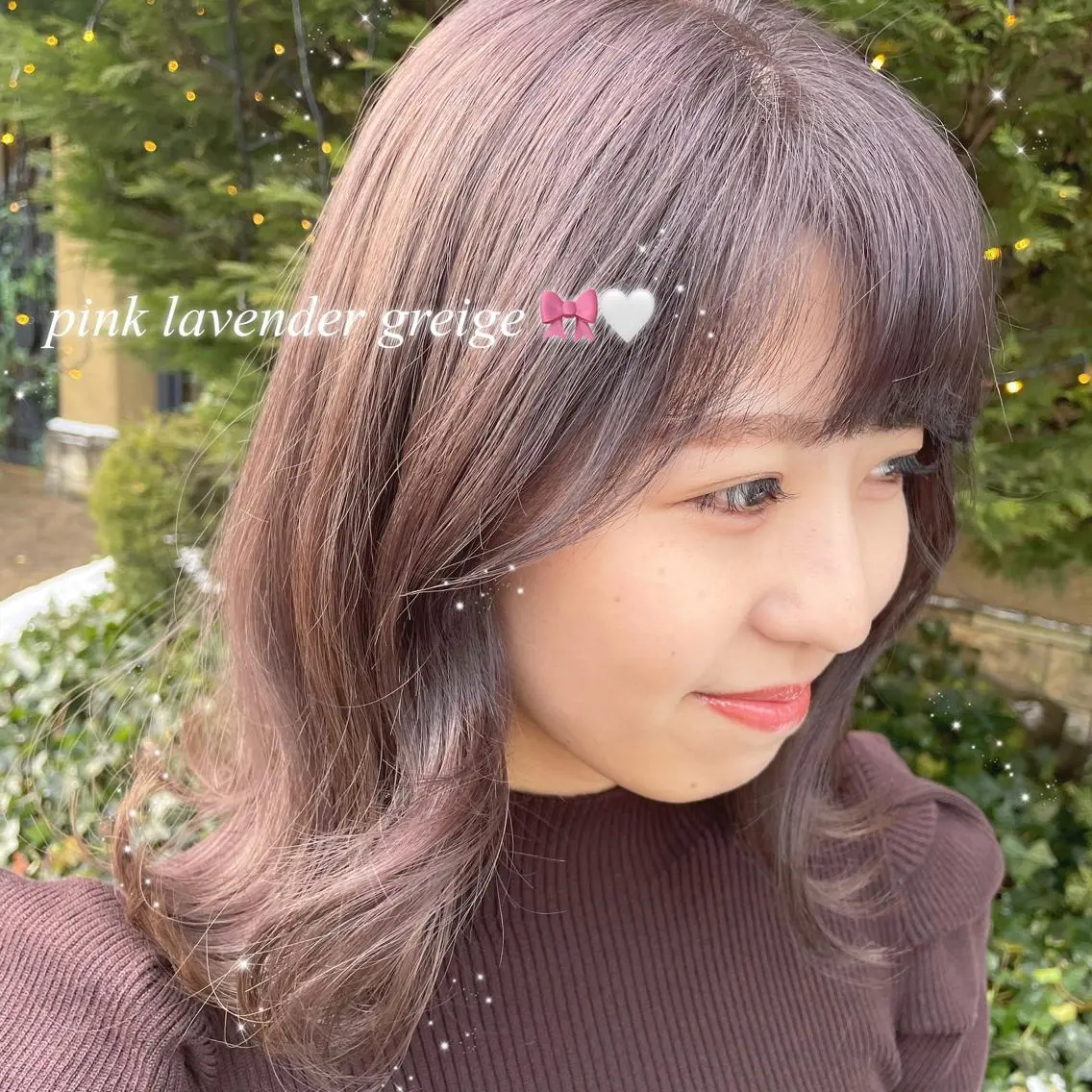 ミディアム 𝙢𝙞𝙮𝙪🎀 girly hairのヘアスタイル