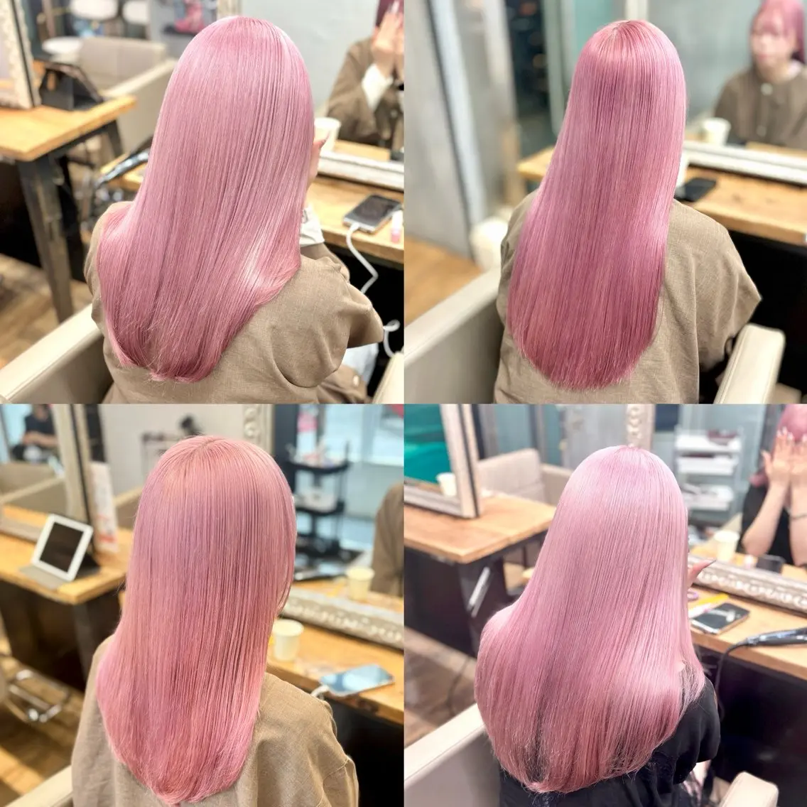 ロング カット ヘアカラー 💖saki/店長 /ハイトーン💖のヘアスタイル