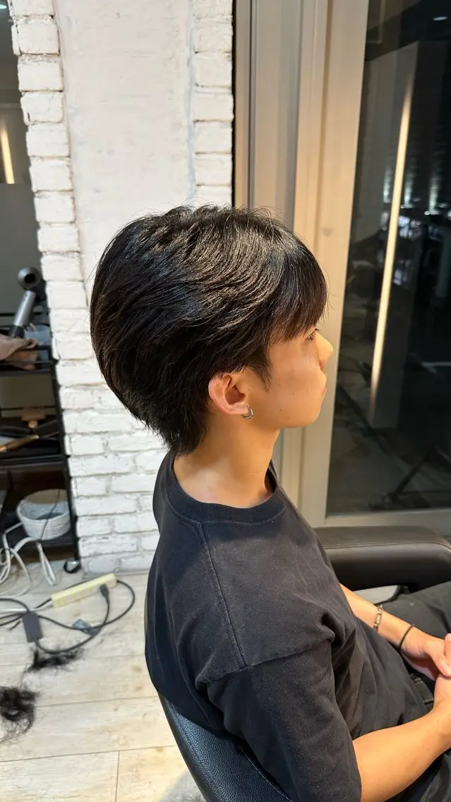 【メンズカット】爽やかに✨似合わせカット(韓国風🇰🇷)+スタイリングの写真