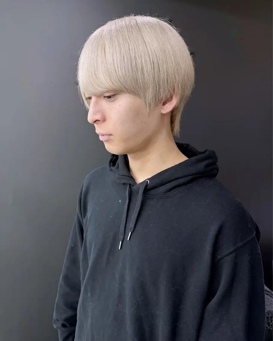 【根元ブリーチリタッチ限定】⭐️ブリーチリタッチ+カラー⭐️(メンズ)の写真