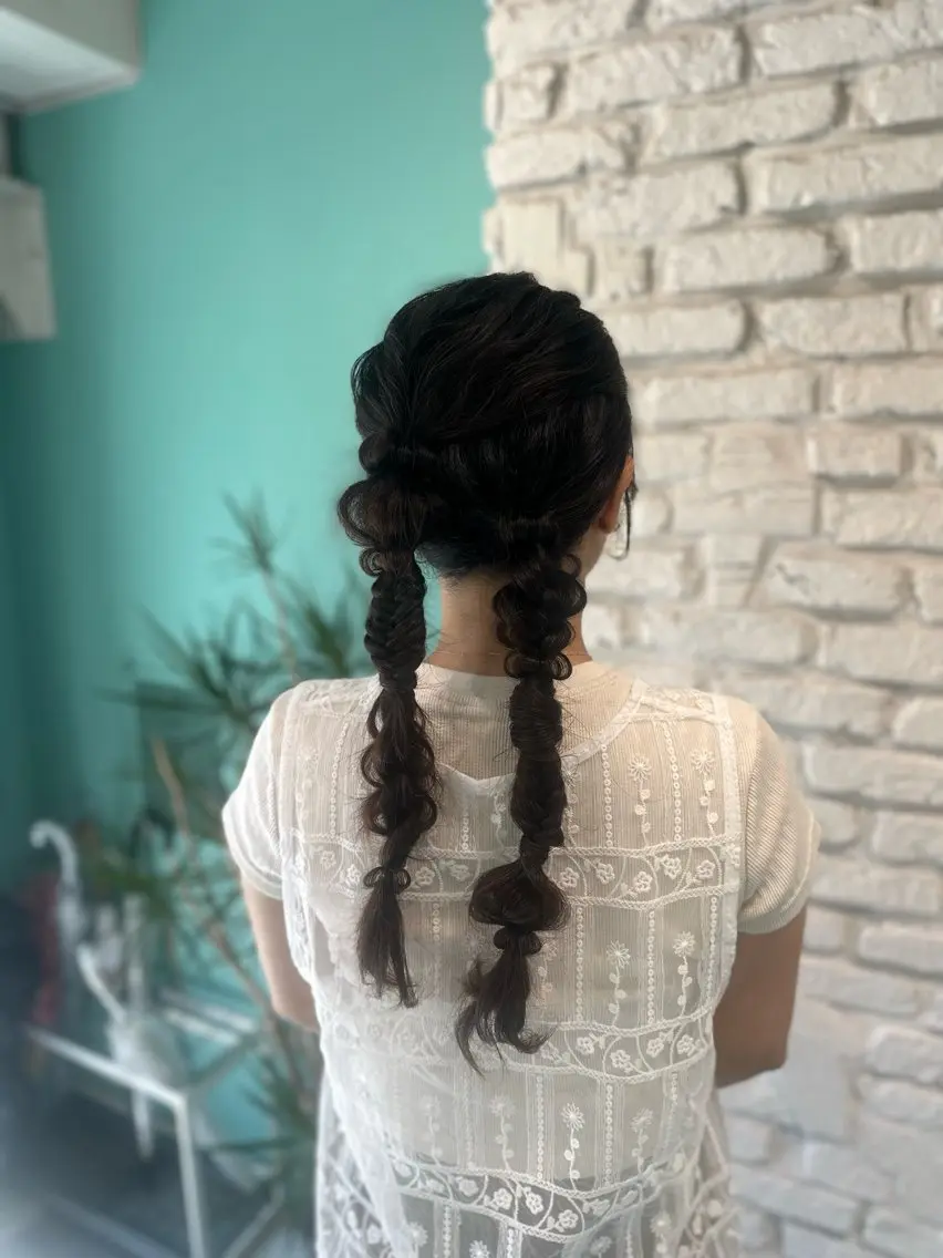 ロング ヘアアレンジ ヘアセット Lee Horie MIUのヘアスタイル