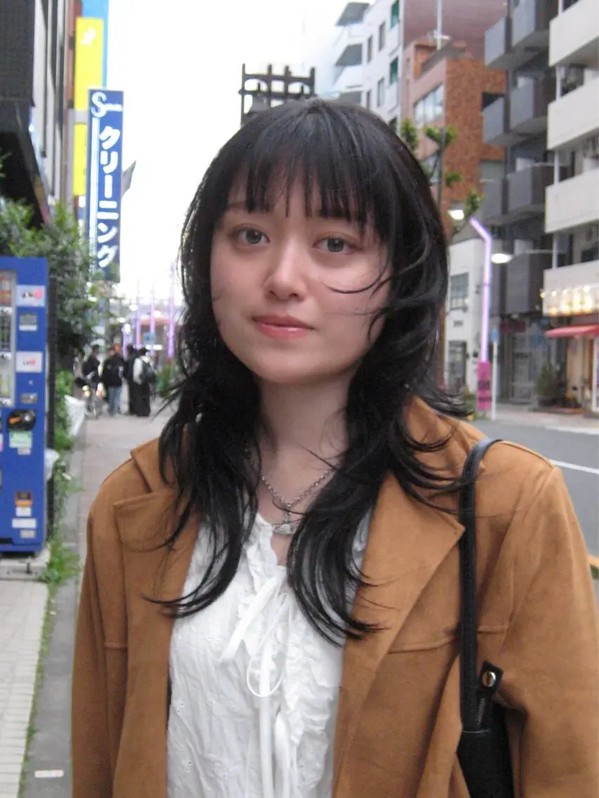 ロング カラー グレージュ オリーブグレージュ オリーブグレー レイヤーカット カット ヘアカラー トリートメント 艶カラー/レイヤー /atsumi🪷のヘアスタイル