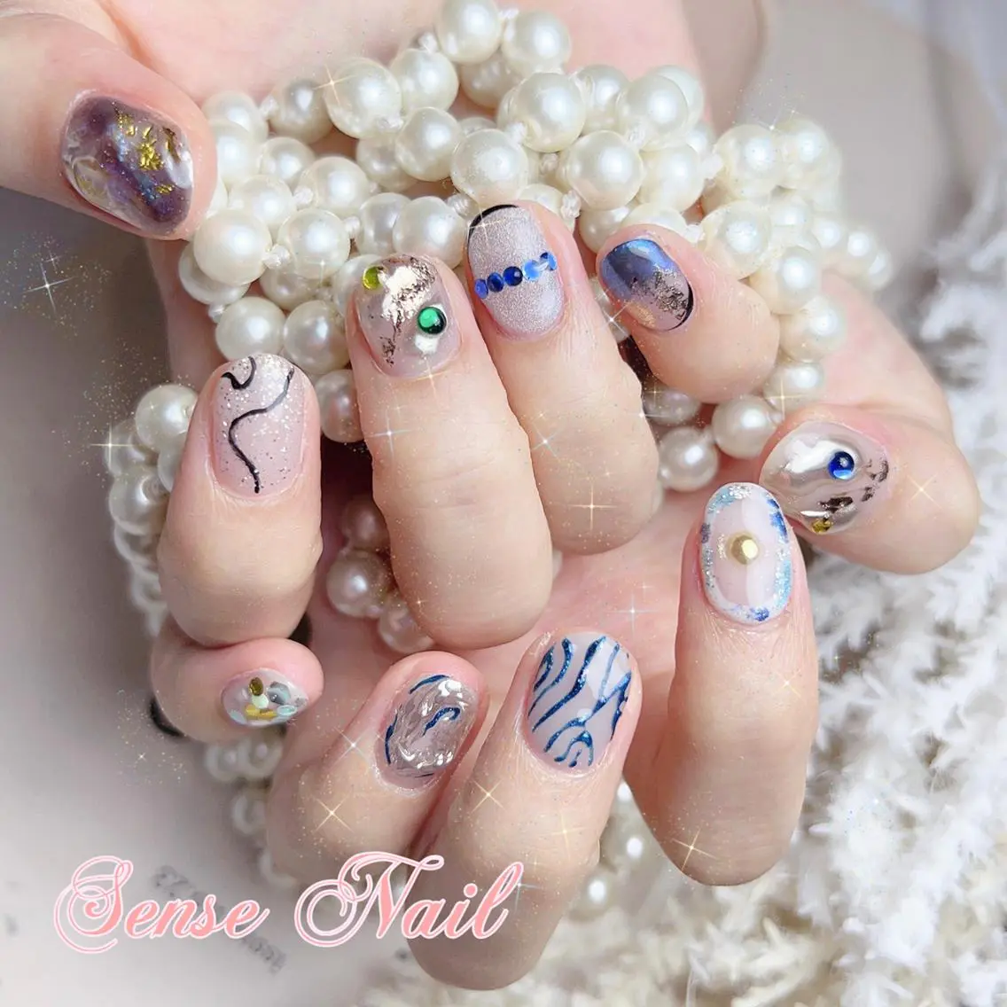 ネイル ハンドネイル 🎀Sense Nail新宿店🎀のネイルデザイン