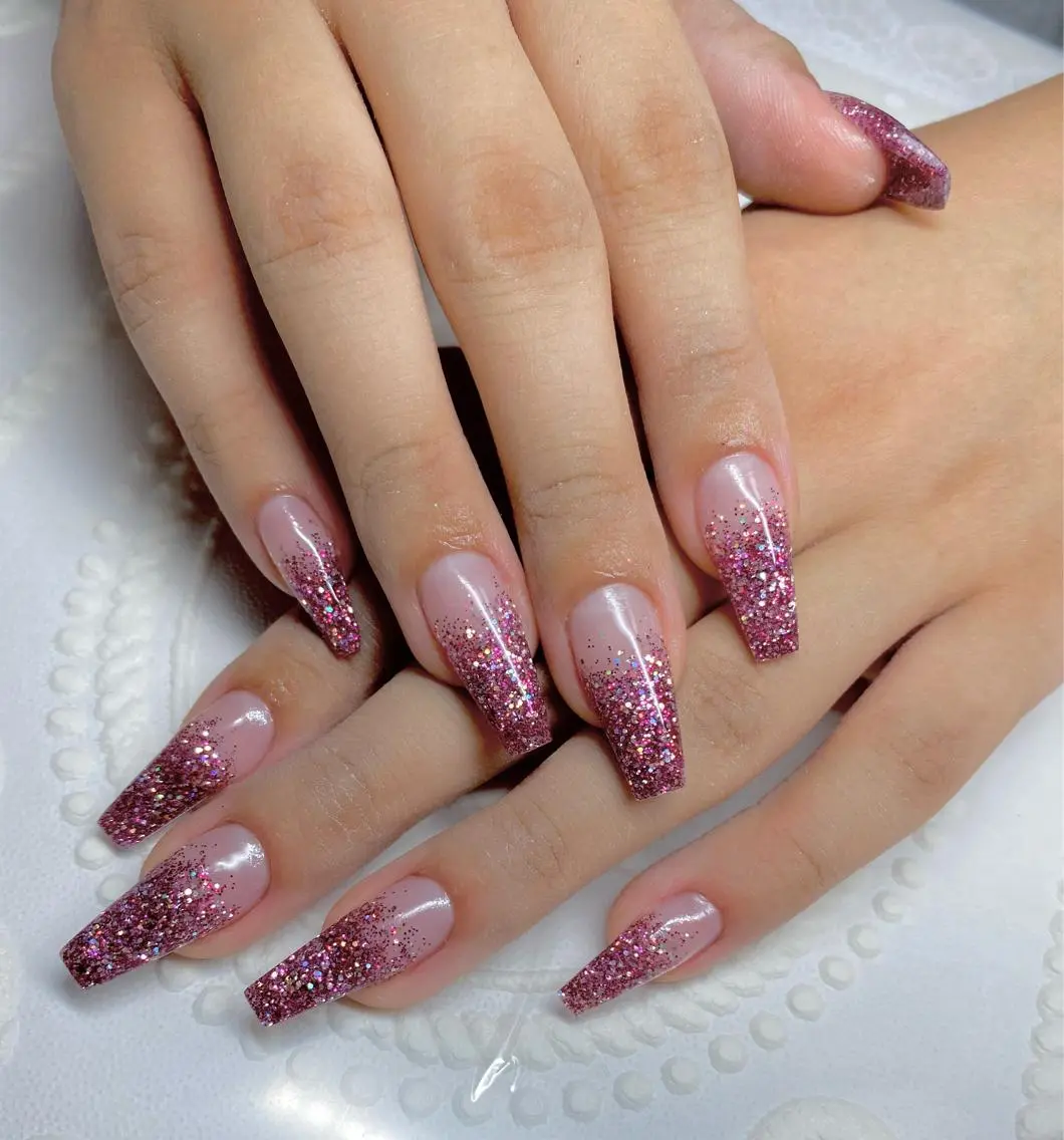 セミロング ネイル ラメ(グリッター) ハンドネイル LUNE NAILのその他イメージ