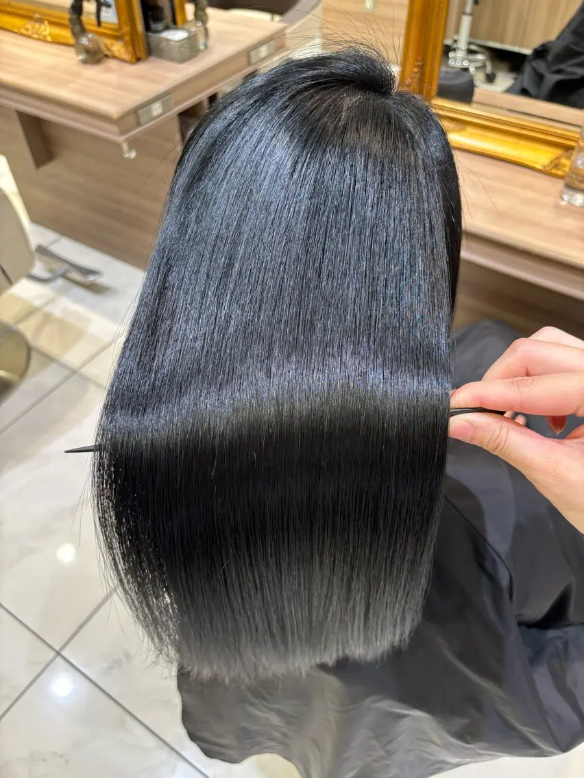 ロング 髪質改善 縮毛矯正 縮毛矯正 🥀縮毛矯正🥀 川﨑和希のヘアスタイル