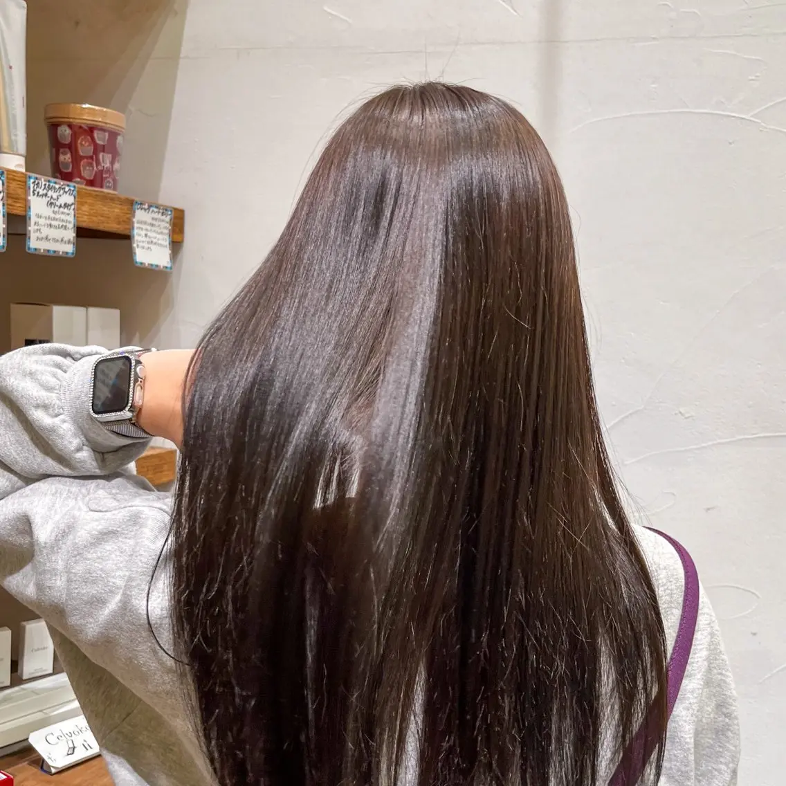 【縮毛はしたくないけど癖が気になる方必見👀】💛髪質改善💛酸熱ヘアエステ❤️🔥➕marbb付き🌟🫧の写真