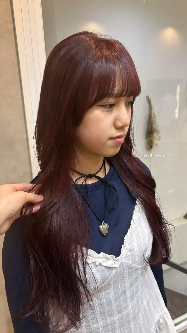 ロング カラー ヘアカラー トリートメント silk🕯 hikaruのヘアスタイル
