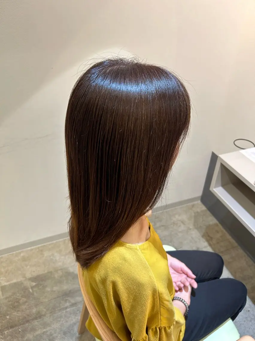 ミディアム カラー HashTAG miyuのヘアスタイル