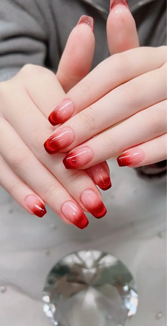 ネイル フラッシュネイル ラメ(グリッター) マグネットネイル マグネットワンカラー ワンカラーネイル ハンドネイル Cute Tips nailのネイルデザイン