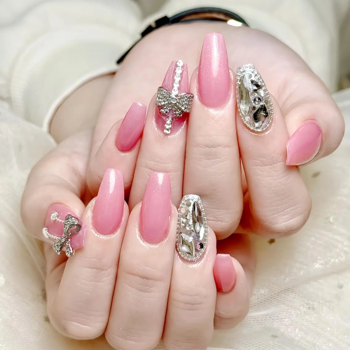 Hand100分やり放題¥7980(画像持ち込み)時間内デザイン、パーツ4本までの写真