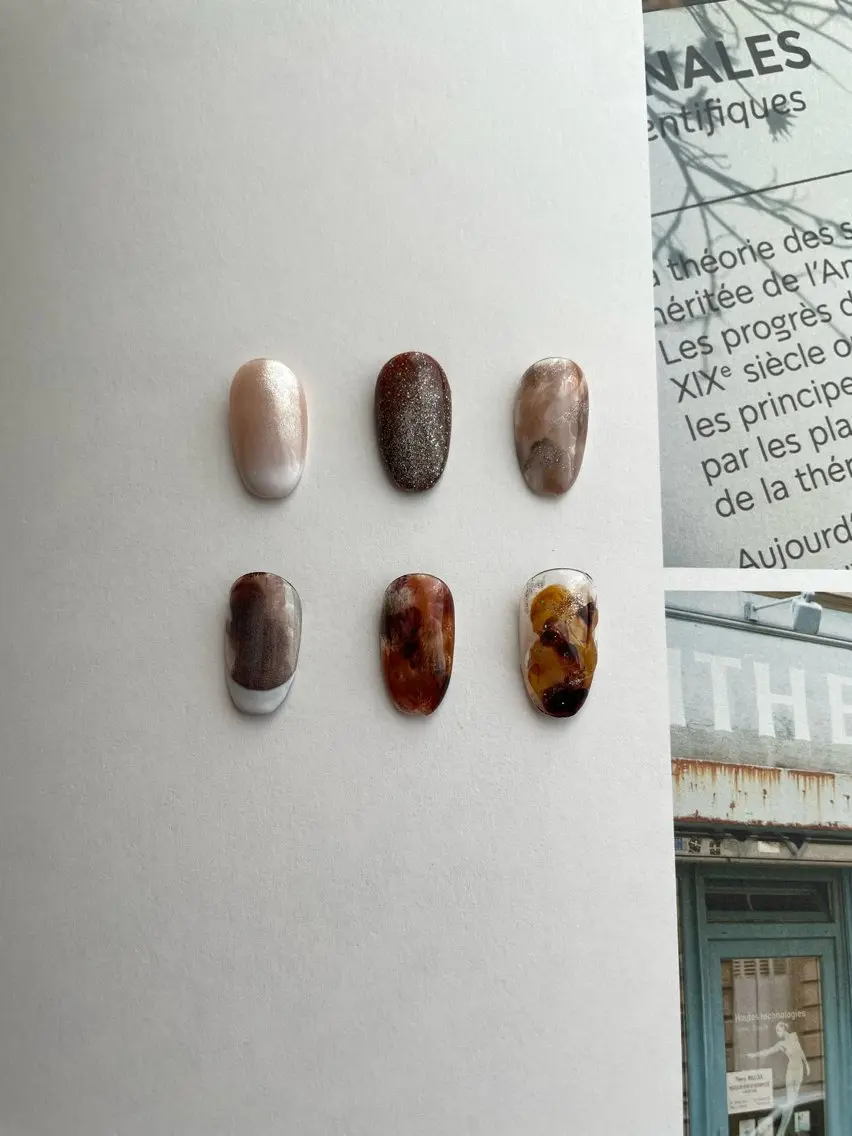 ネイル べっ甲ネイル nail atelier Kのネイルデザイン