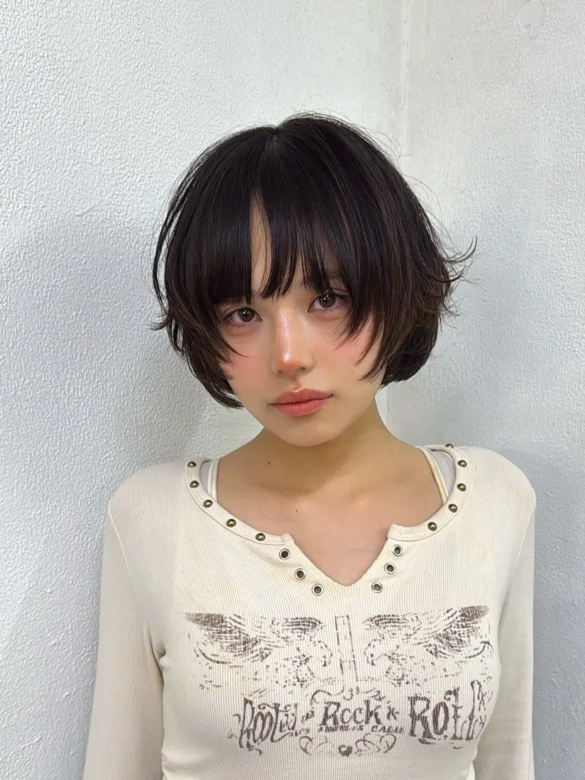 ショート カット ウルフレイヤー エクステ/kokiのヘアスタイル