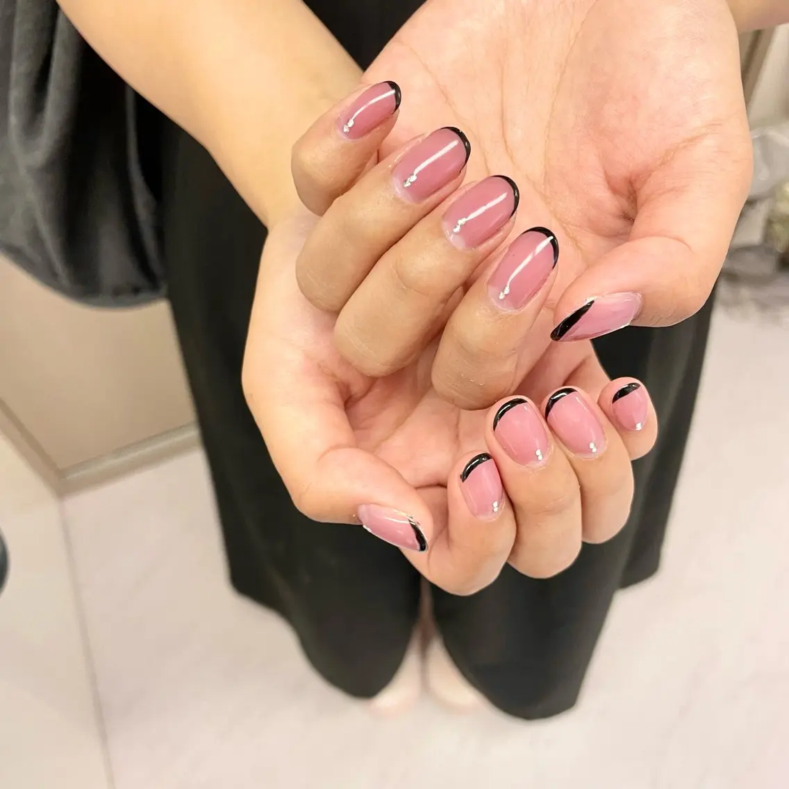 ネイル ハンドネイル 大阪福島韓国束感まつ げ Sayaka🤍のマツエク・マツパデザイン