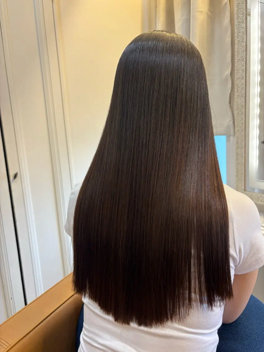 ロング パーマ 縮毛矯正 トリートメント 似合わせhair🎀 Manaのヘアスタイル