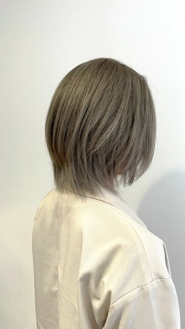 ショート ウルフカット 山田 守のヘアスタイル