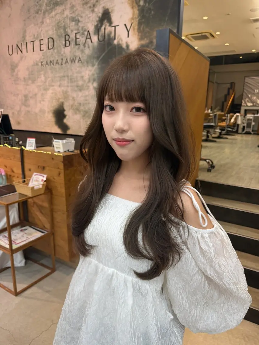 ミディアム テラダ ユウシンのヘアスタイル