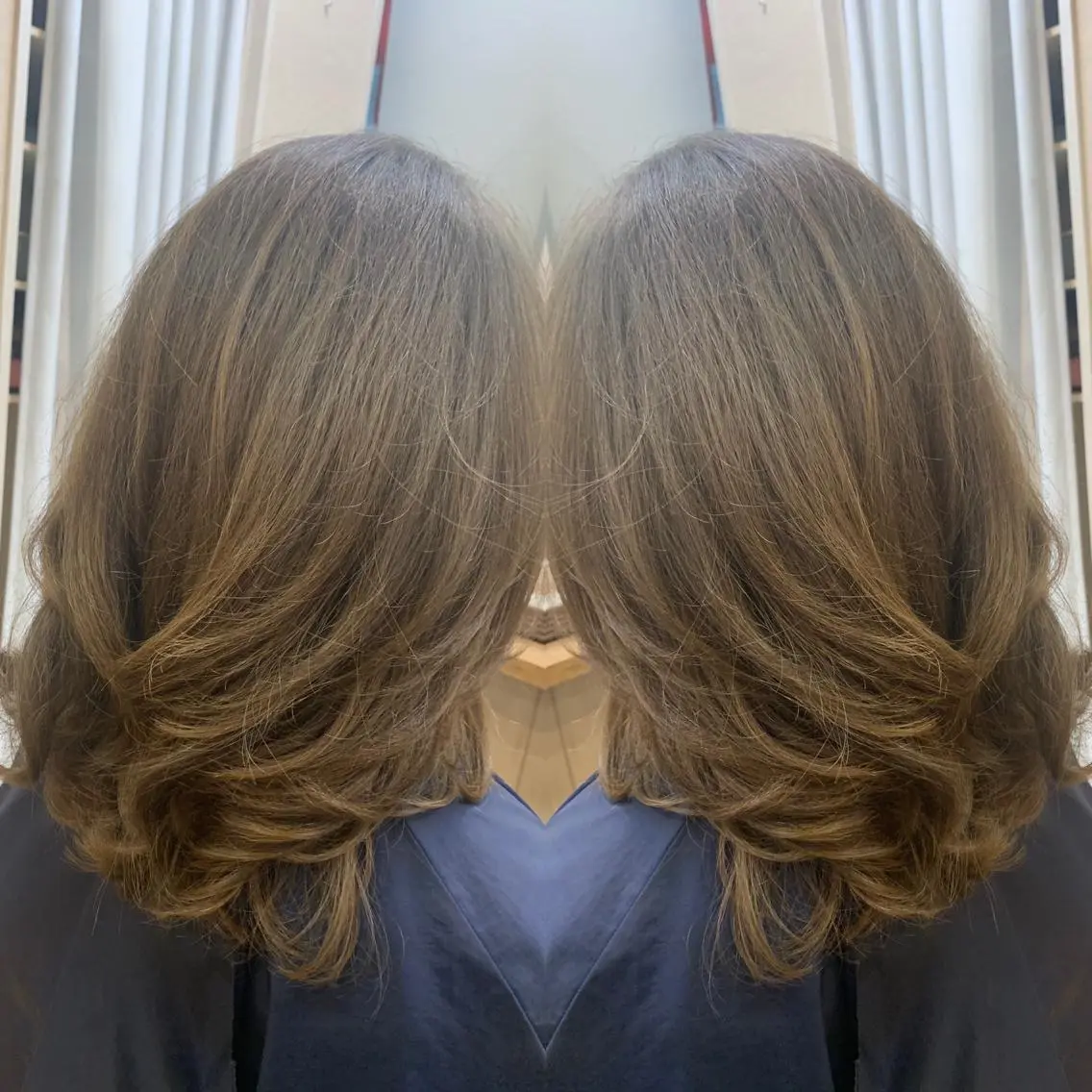 ミディアム カット ヘッドスパ NUMBER 天王寺 🌼yuriのヘアスタイル