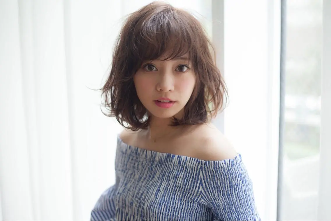 ミディアム カラー 髪質改善/韓国風 レイヤー/田村祐樹のヘアスタイル