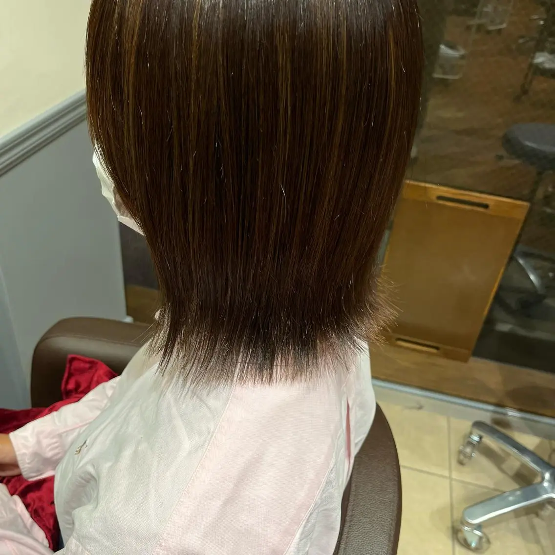ミディアム ボブ 梅本 佳容子のヘアスタイル