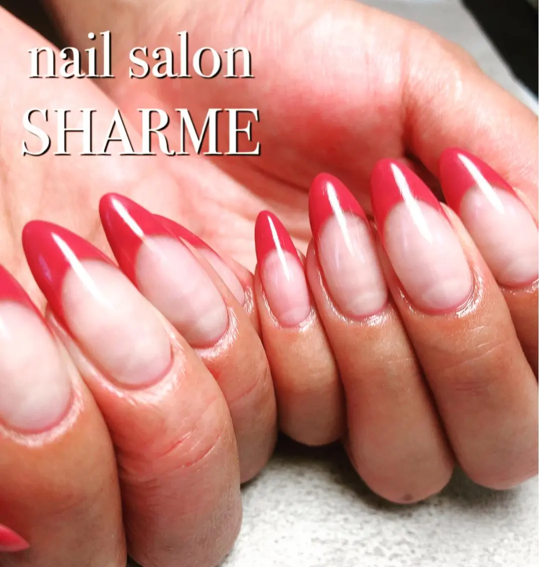 ネイル フレンチネイル nail salon CHARMEのネイルデザイン