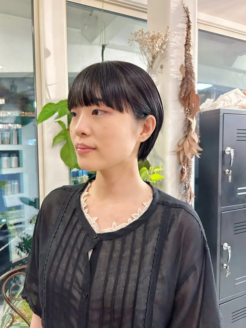 ショート ショートヘア 谷澤 朋佳のヘアスタイル