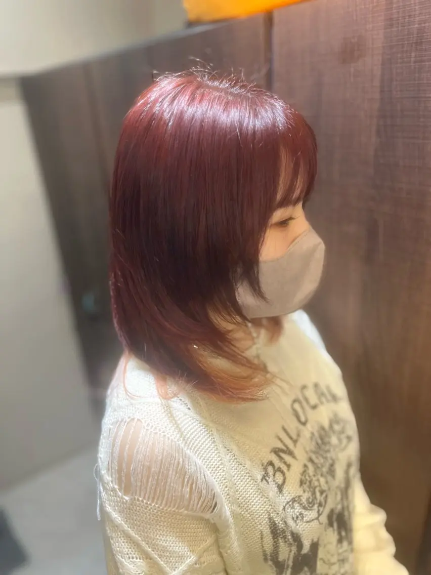 ミディアム カラー 多系統似合わせ/ tsuburaのヘアスタイル