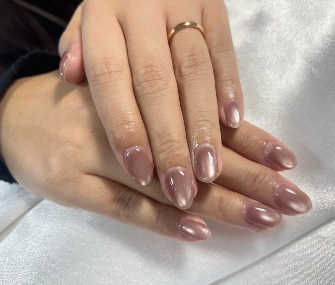 ネイル オーロラネイル 桜ネイル フラワーネイル フットネイル フレンチネイル ハンドネイル kiki nail たまプラーザのネイルデザイン