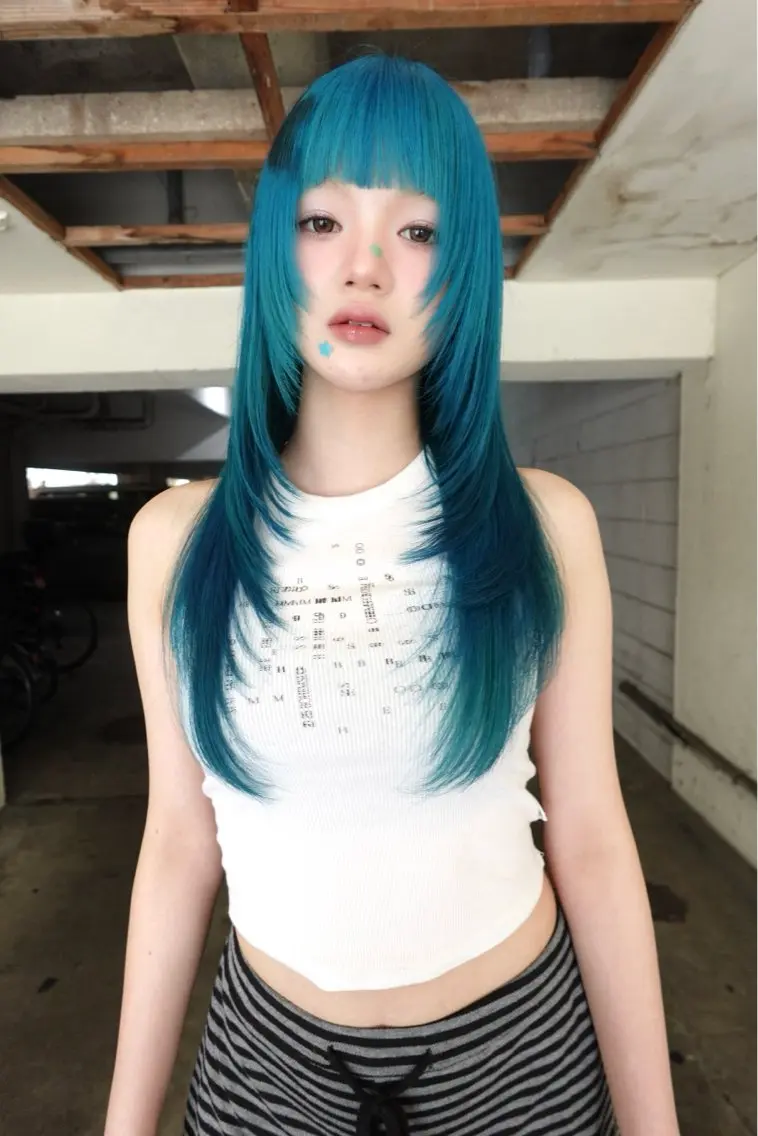 pia透明感ブリーチカラー+カット+milbonトリートメント🫧の写真