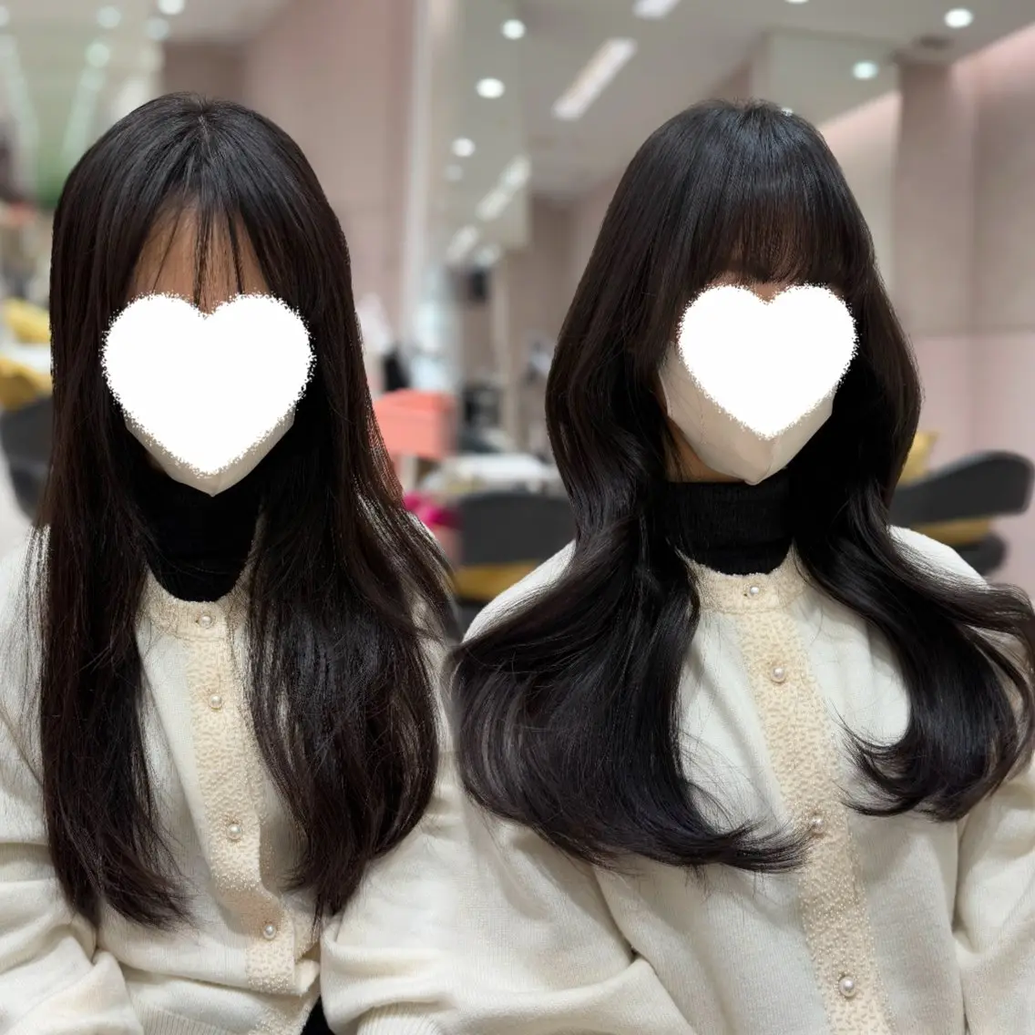 ロング カット ヘアカラー トリートメント 内田 志乃のヘアスタイル
